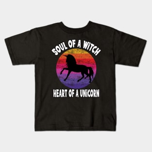 Heart of A Unicorn Kids T-Shirt